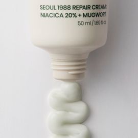 K-SECRET SEOUL 1988 Niacica Repair Cream 50ml Niacinamide 5% + Cica 15% Mugwort Sensitive Skin Soothing Barrier Recovery _ Made in Korea